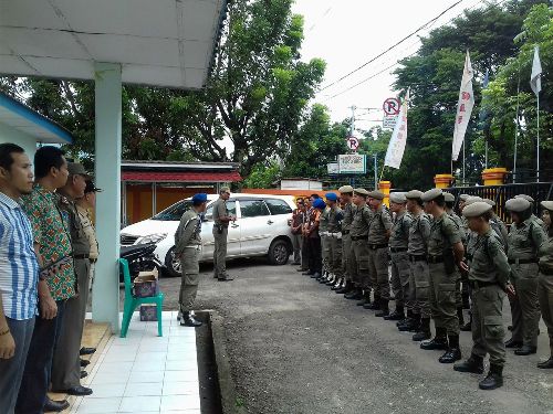 Apel Bersama dalam rangka penertiban Alat Peraga Sosialisasi/ Kampanye